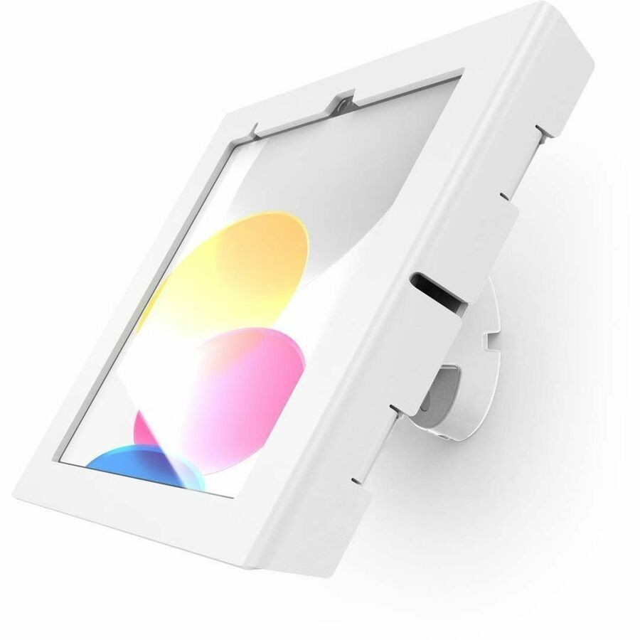 Compulocks Ipad 10TH-11TH (A16) Gen, Apex Enclosure Bow Tilting Wall Mount - White