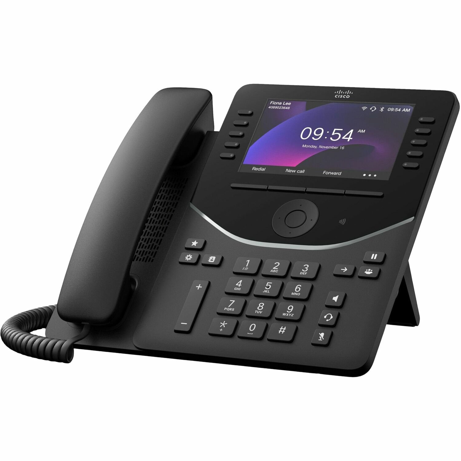 Cisco DP-9851 IP Phone - Refurbished - Corded - Corded - Desktop - Carbon Black