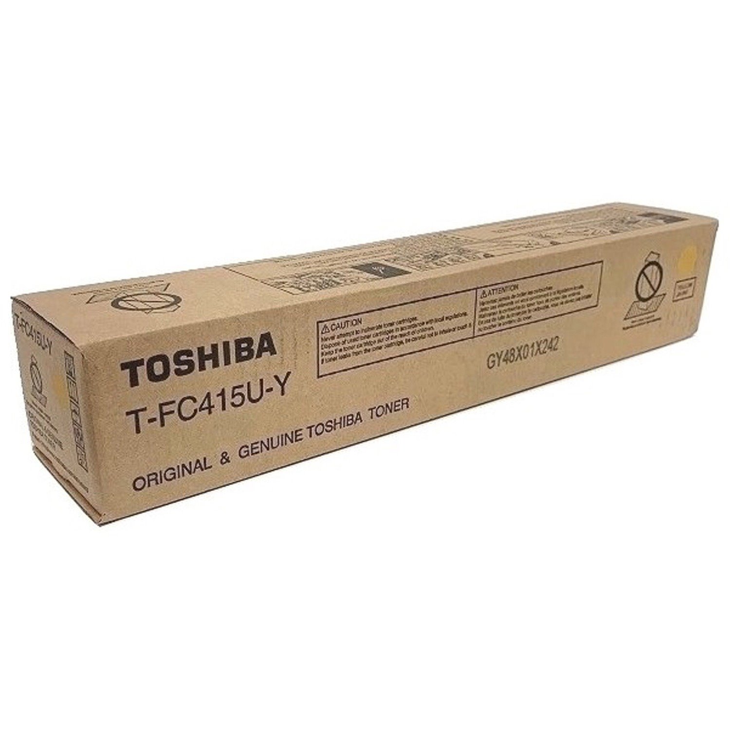 Toshiba Original Laser Toner Cartridge - Yellow - 1 Each