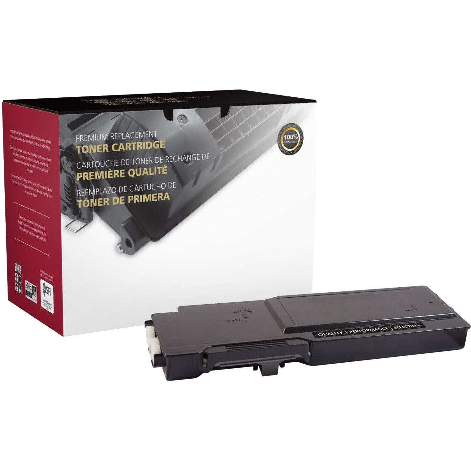 Clover Imaging Remanufactured Extra High Yield Black Toner Cartridge for Xerox 106R03524