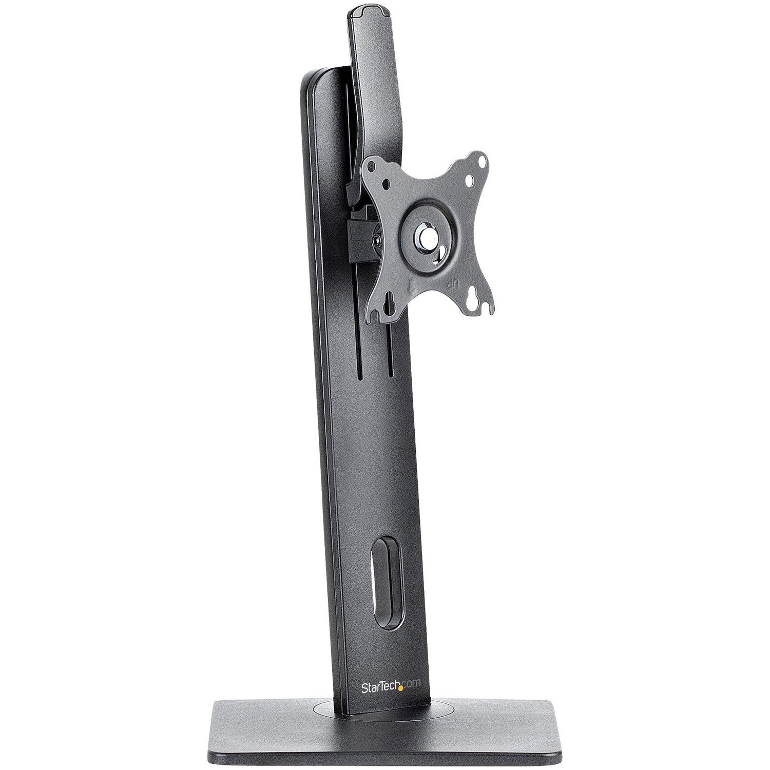 StarTech.com Free Standing Single Monitor Mount, Height Adjustable Ergonomic Monitor Desk Stand, For VESA Mount Displays up to 32" (15lb)