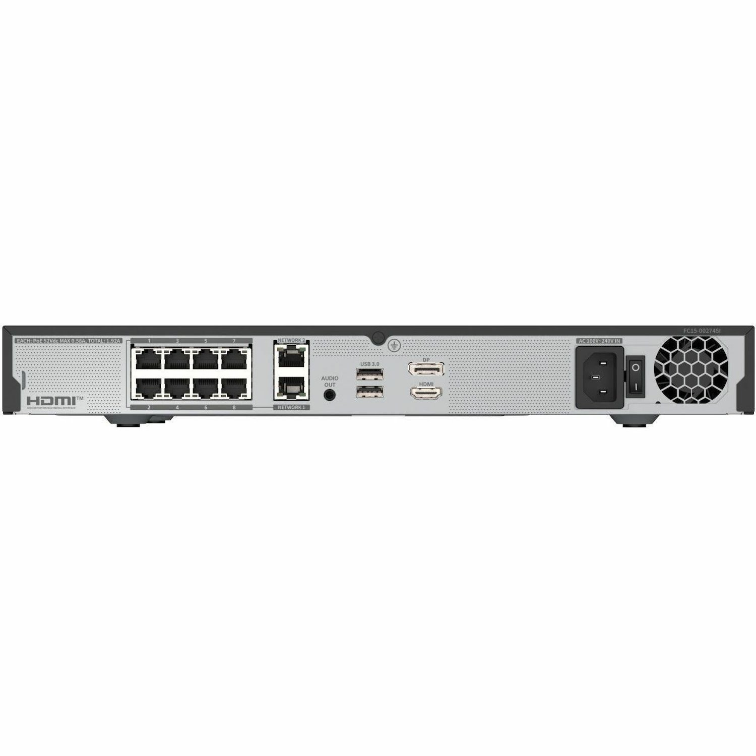 Wisenet WRN-816S Edge Wave NVR - 8 TB HDD