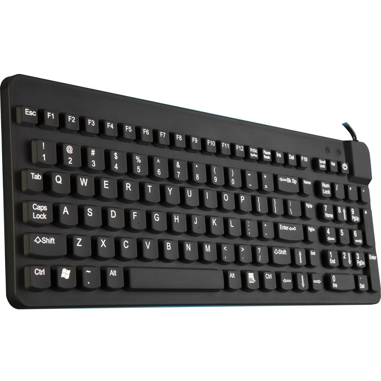 Man & Machine Premium Full Size Waterproof Disinfectable Keyboard