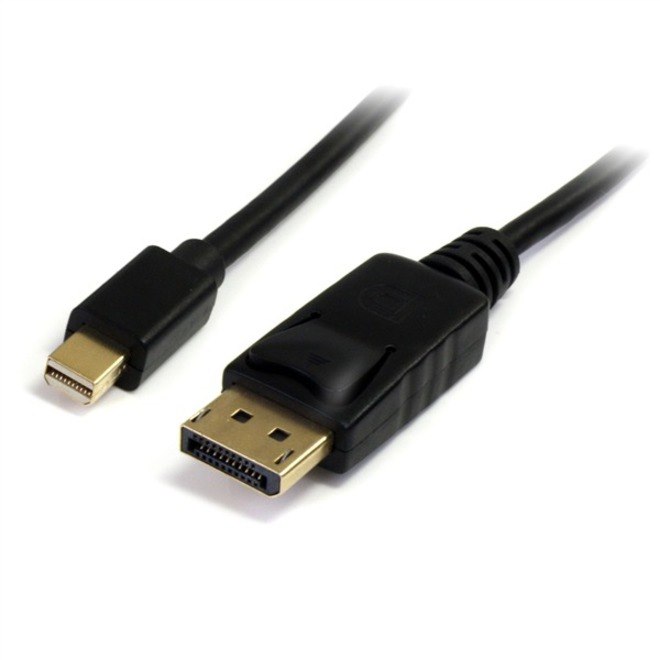 StarTech.com 10ft (3m) Mini DisplayPort to DisplayPort 1.2 Cable, 4K x 2K mDP to DisplayPort Adapter Cable, Mini DP to DP Cable