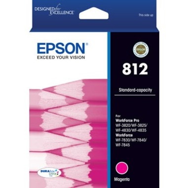 Epson DURABrite Ultra 812 Original Standard Yield Inkjet Ink Cartridge - Magenta Pack