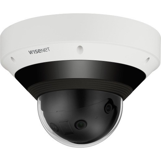 Hanwha Techwin PNM-9031RV 15 Megapixel Outdoor Network Camera - Color - Dome - White - TAA Compliant