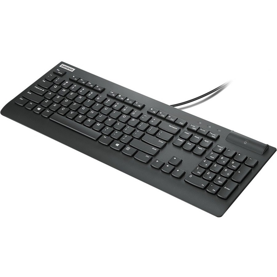 Lenovo Keyboard - Cable Connectivity - USB Interface - Belgian - Black