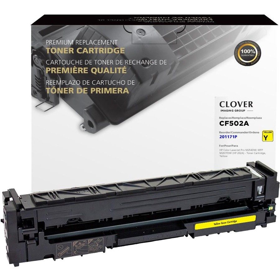Clover Imaging Remanufactured Yellow Toner Cartridge for HP 202A (CF502A)