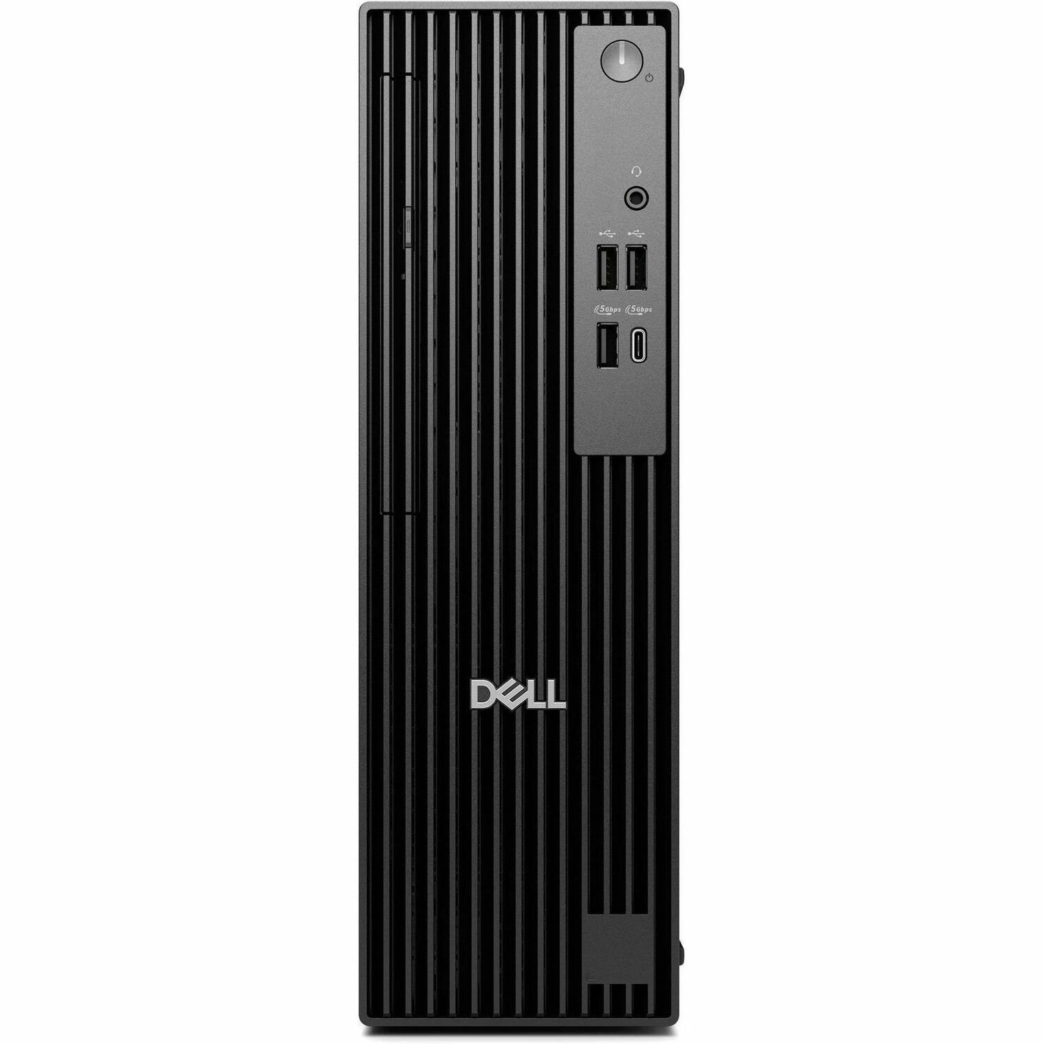 Dell Pro QCS1250 Desktop Computer - Intel Core i5 14th Gen i5-14500 - vPro Technology - 8 GB - 512 GB SSD - Slim PC - Standard Black