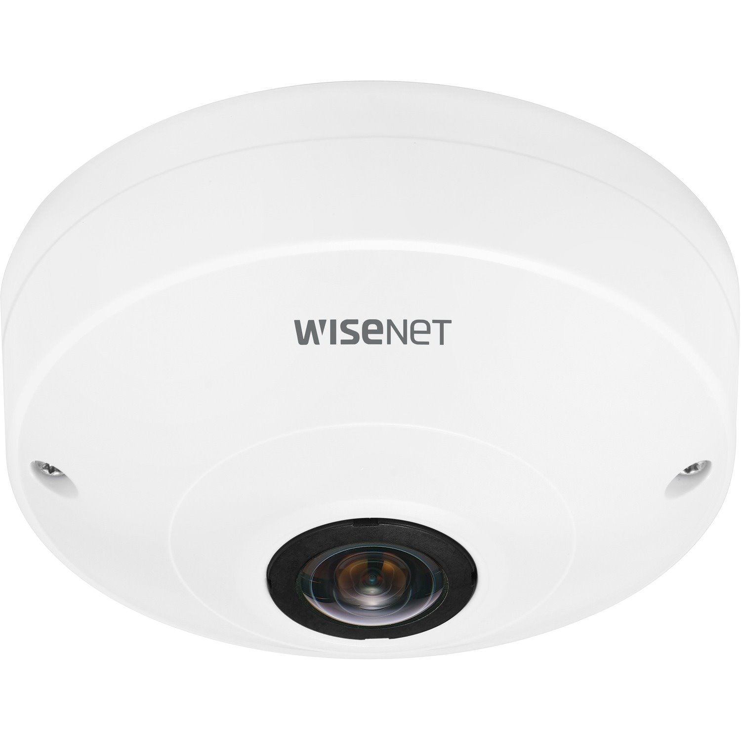 Wisenet QNF-8010 6 Megapixel Indoor Network Camera - Colour - Fisheye - White