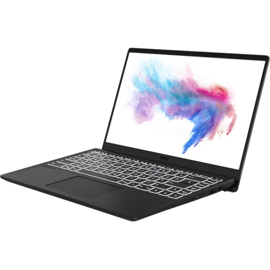 MSI Modern 14 B10MW-640 14" Notebook - Full HD - Intel Core i5 10th Gen i5-10210U - 8 GB - 128 GB SSD - Carbon Gray