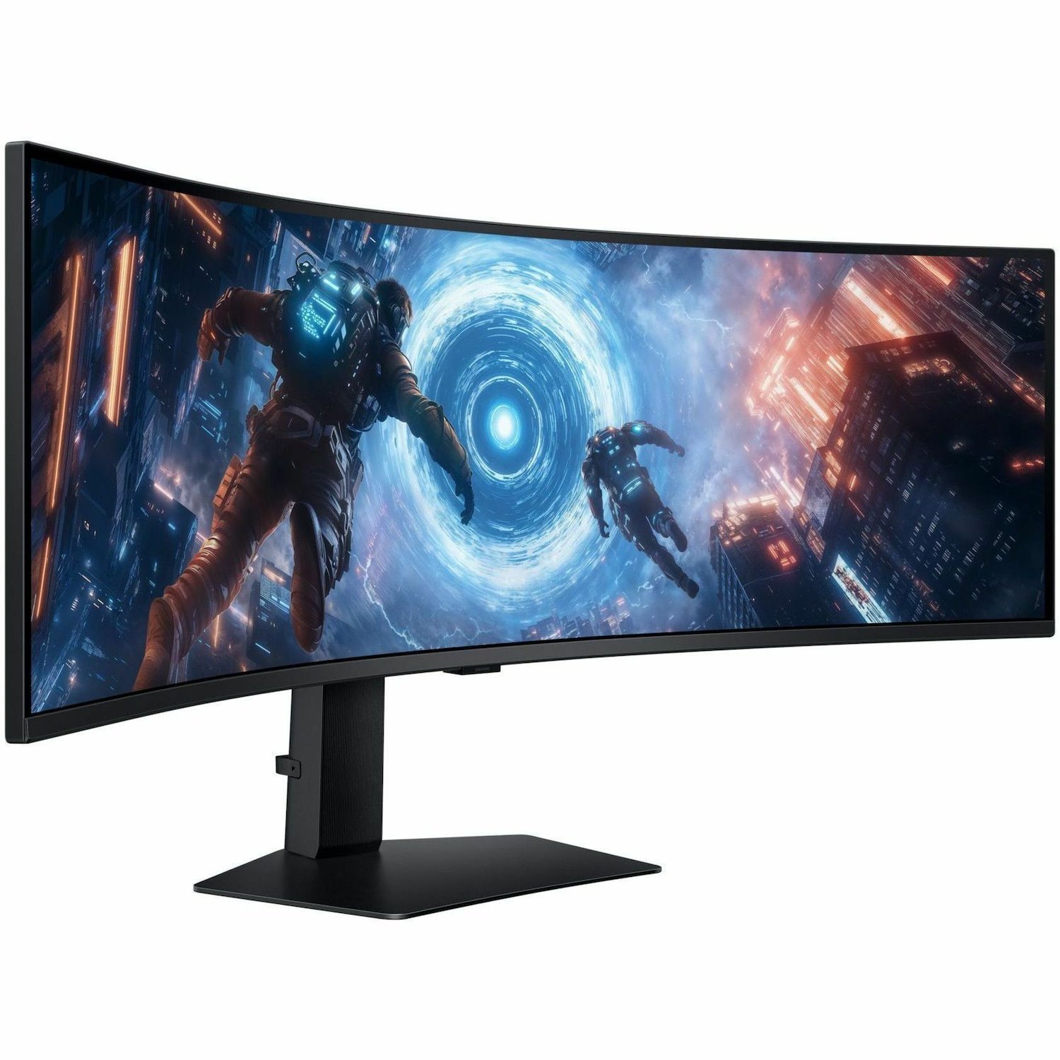 Samsung Odyssey G9 S49FG910EN 49" Class Dual Quad HD (DQHD) Curved Screen Gaming LCD Monitor - 32:9 - Black