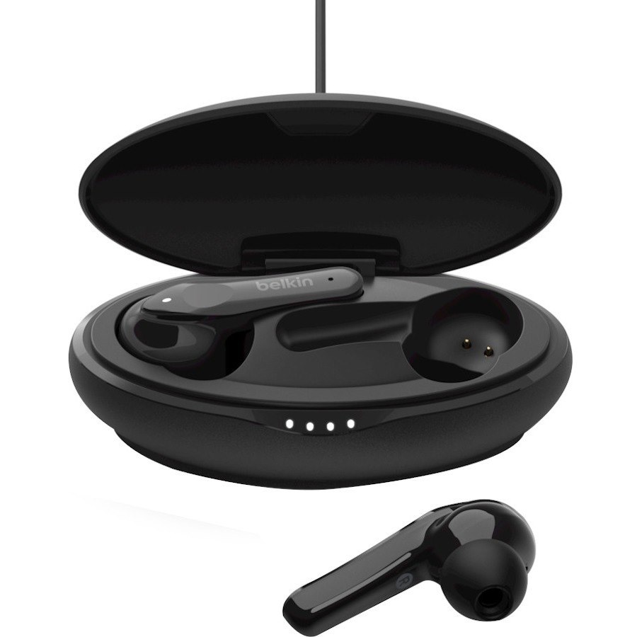 Belkin SOUNDFORM Move True Wireless Earbud Stereo Earset - Black