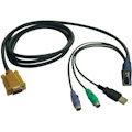 Eaton Tripp Lite Series USB/PS2 Combo Cable for NetDirector KVM Switch B020-U08/U16, 10 ft. (3.05 m)