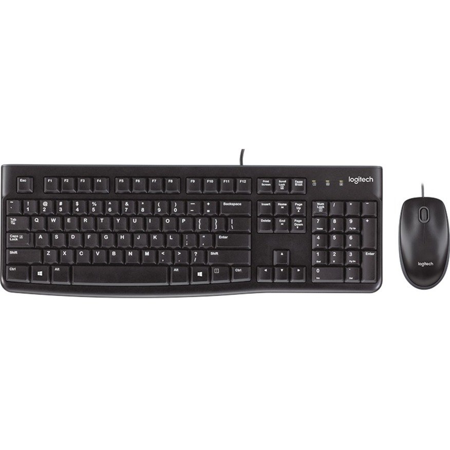 Logitech MK120 Toetsenbord en muis - Greek