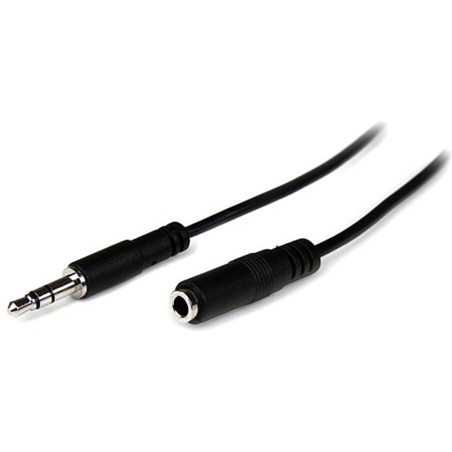 StarTech.com 2m Slim 3.5mm Stereo Extension Audio Cable - M/F