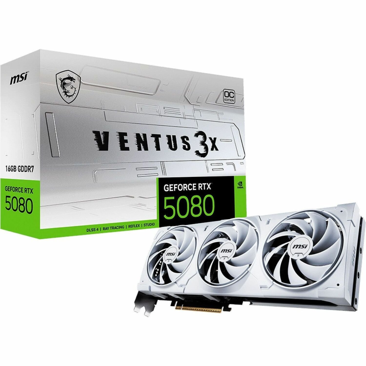 MSI NVIDIA GeForce RTX 5080 Graphic Card - 16 GB GDDR7