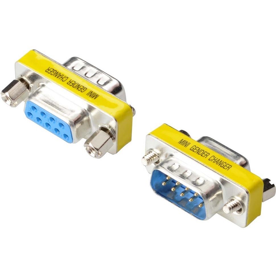 4XEM DB9 Serial 9-Pin Male To Female Adapter