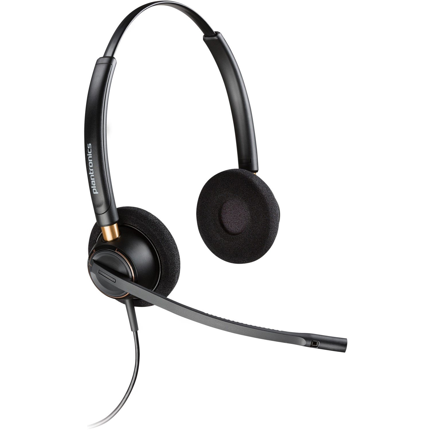 Plantronics EncorePro HW520 Binaural Wired Headset With Noise Cancelling - QD Cable Required