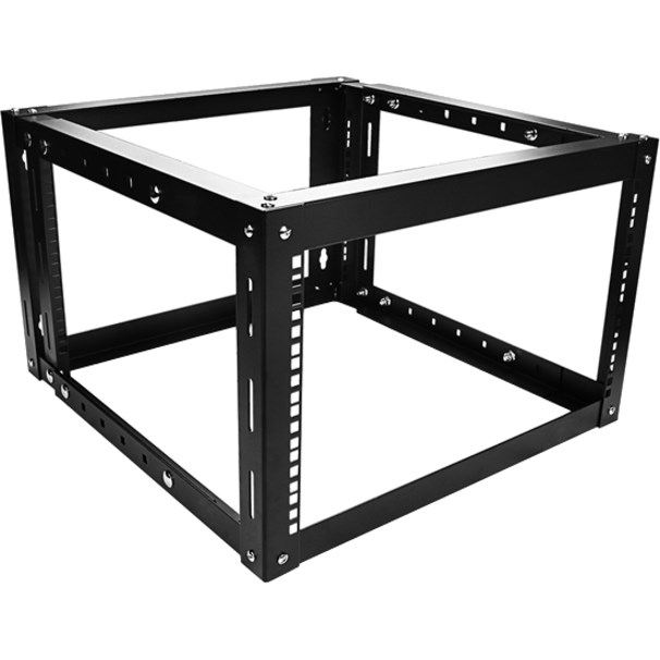 Claytek 6U 800mm Adjustable Wallmount Server Cabinet with 2U Supporting Tray