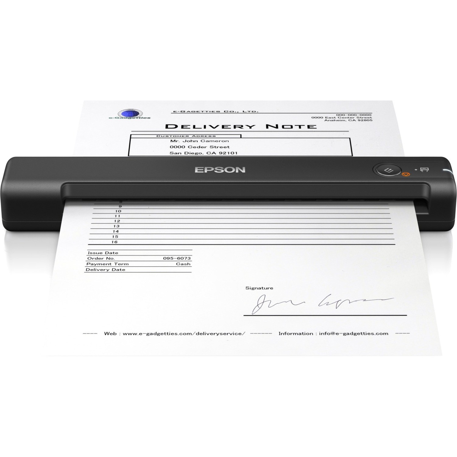 Epson WorkForce ES-50 Scanner met sheetfeeder - 600 dpi Optische