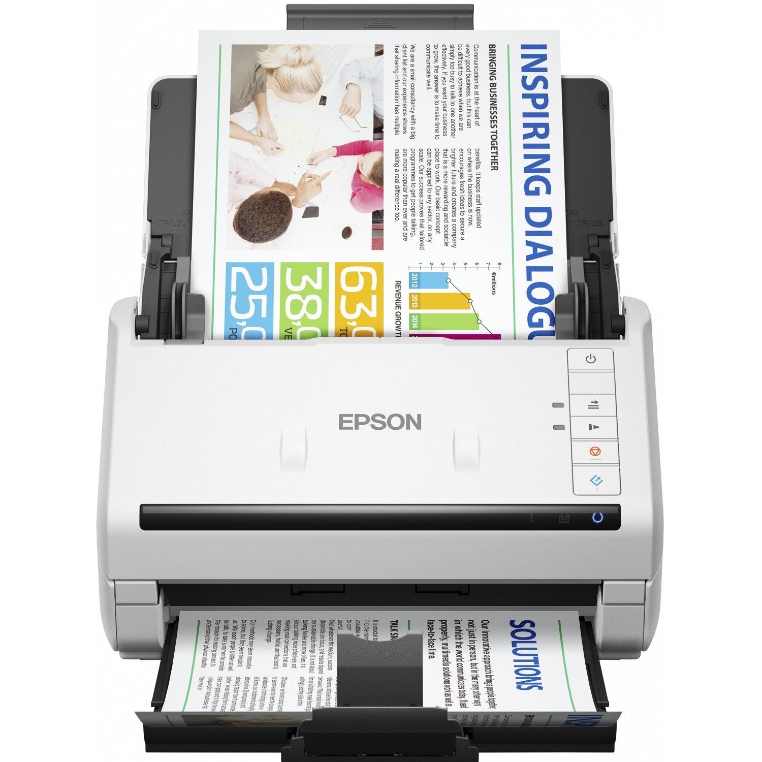 Epson WorkForce DS-530II Scanner met sheetfeeder - 600 x 600 dpi Optische