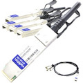 AddOn Juniper Networks® QFX-QSFP-DACBO-3M to Cisco® SFP-H10GB-CU3M Compatible TAA compliant 40GBase-CU QSFP+ to 4xSFP+ Direct Attach Cable (Passive Twinax, 3m)