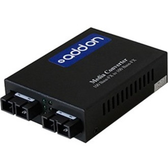 AddOn 100Base-FX(SC) to 100Base-LX(SC) MMF/SMF 850nm/1310nm 550m/20km Media Converter