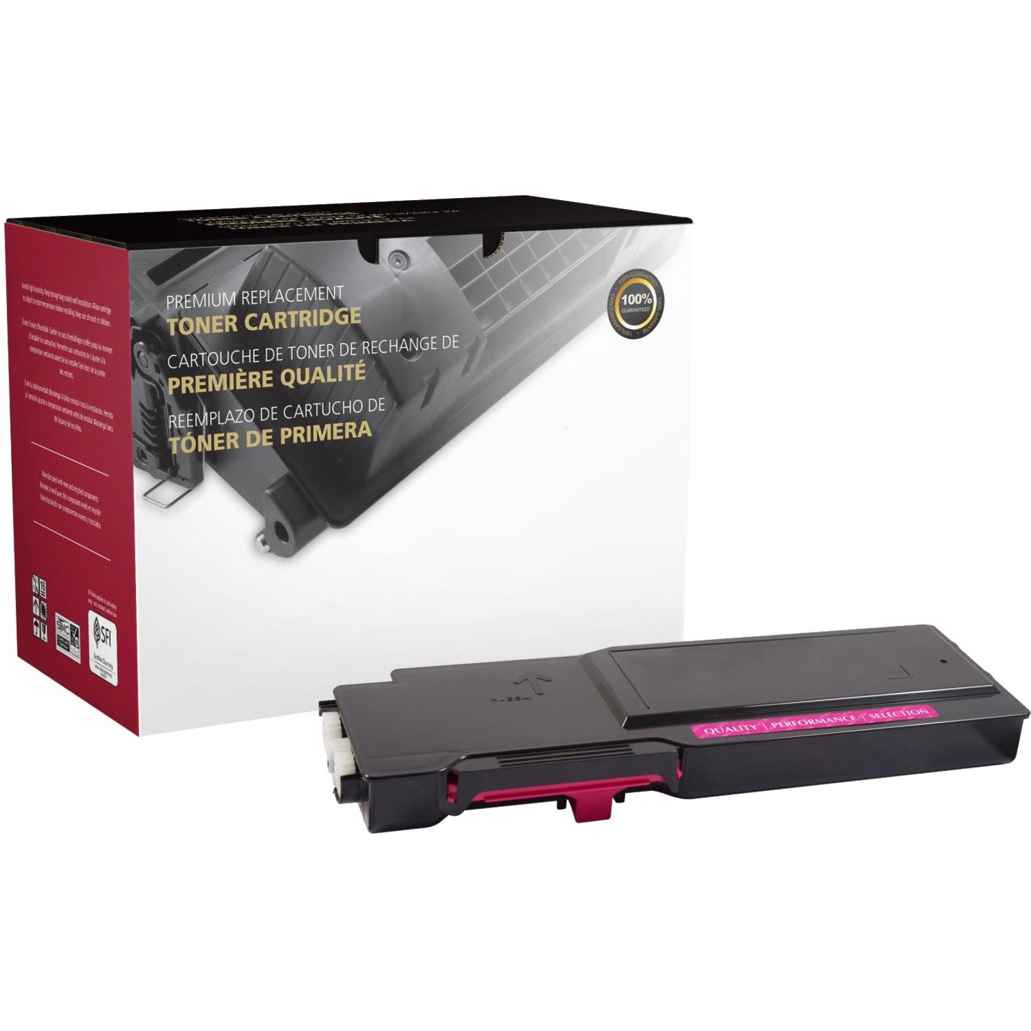 Clover Imaging Remanufactured Extra High Yield Magenta Toner Cartridge for Xerox 106R03527