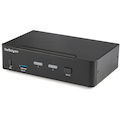 StarTech.com 2-Port DisplayPort KVM Switch - 4K 60Hz