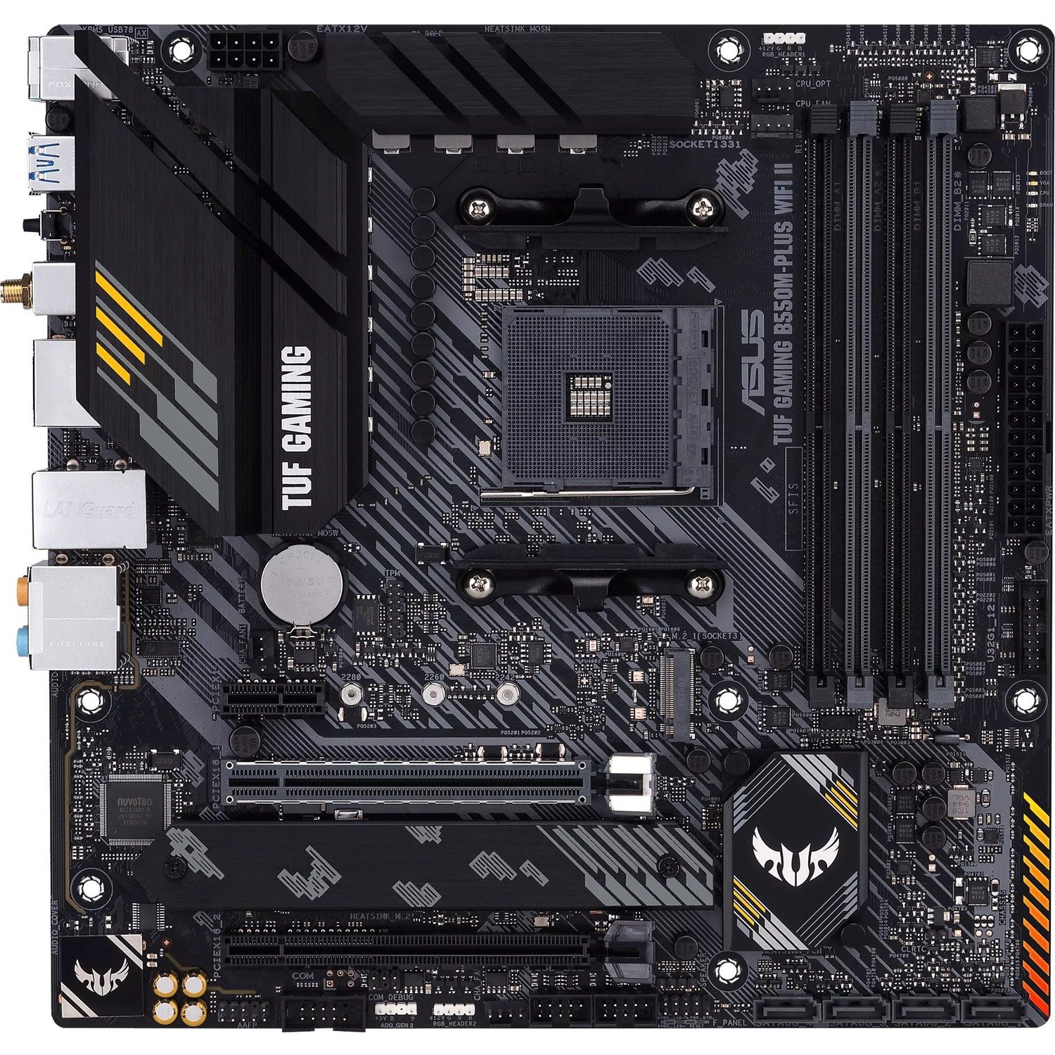 TUF GAMING B550M-PLUS WIFI II Desktop Motherboard - AMD B550 Chipset - Socket AM4 - Micro ATX