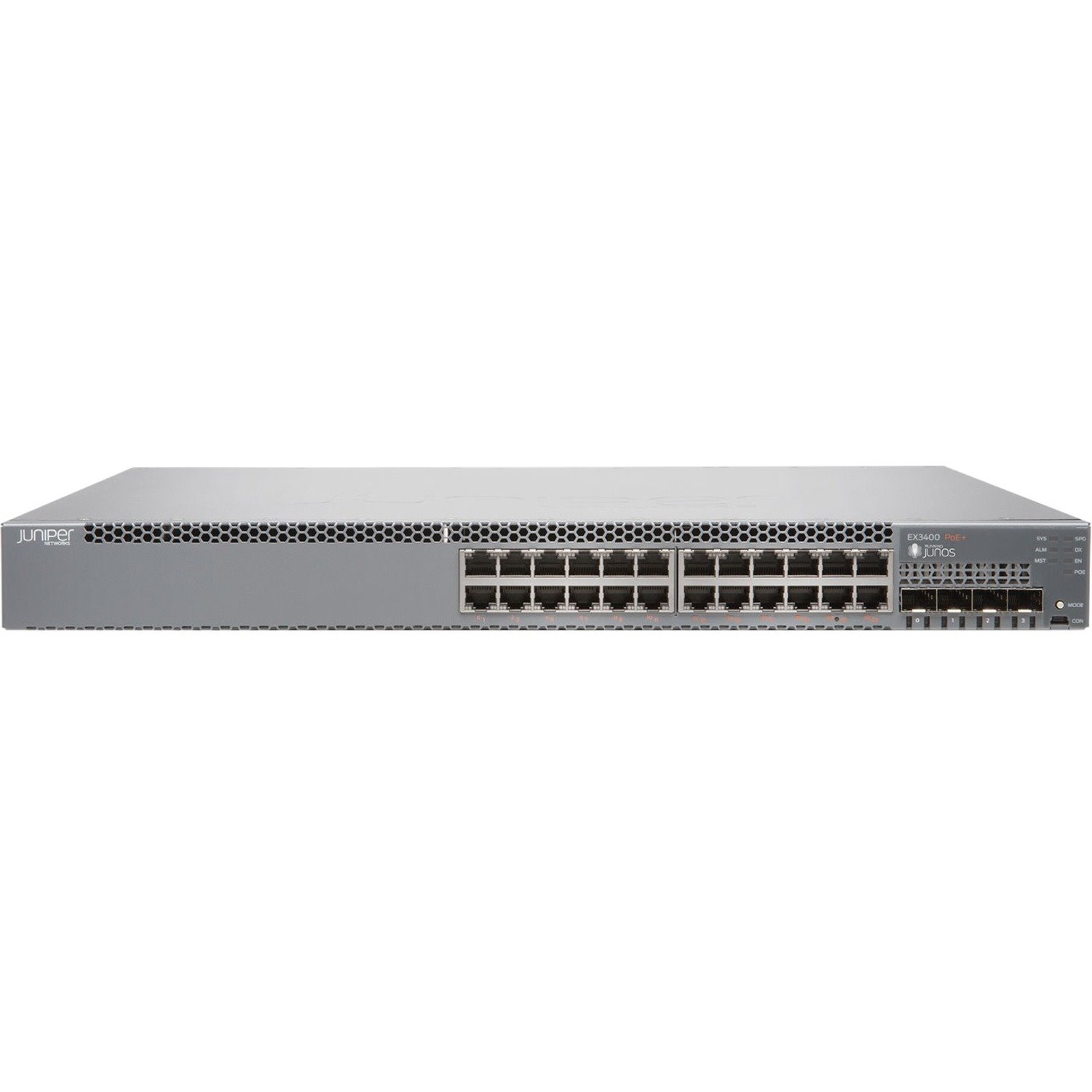 Juniper EX3400 EX3400-24P 24 Ports Manageable Ethernet Switch - 40 Gigabit Ethernet - 40GBase-X