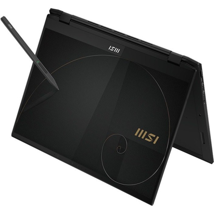 MSI Summit E16 Flip A12M Summit E16FlipEvo A12MT-072CA 16" Touchscreen Convertible 2 in 1 Notebook - Full HD Plus - Intel Core i7 12th Gen i7-1280P - Intel Evo Platform - 16 GB - 512 GB SSD - English, French Keyboard - Ink Black