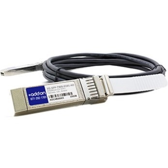 AddOn Brocade&reg; (Formerly) 1G-SFP-TWX-0101 Compatible TAA Compliant 1000Base-CU SFP to SFP Direct Attach Cable (Active Twinax, 1m)