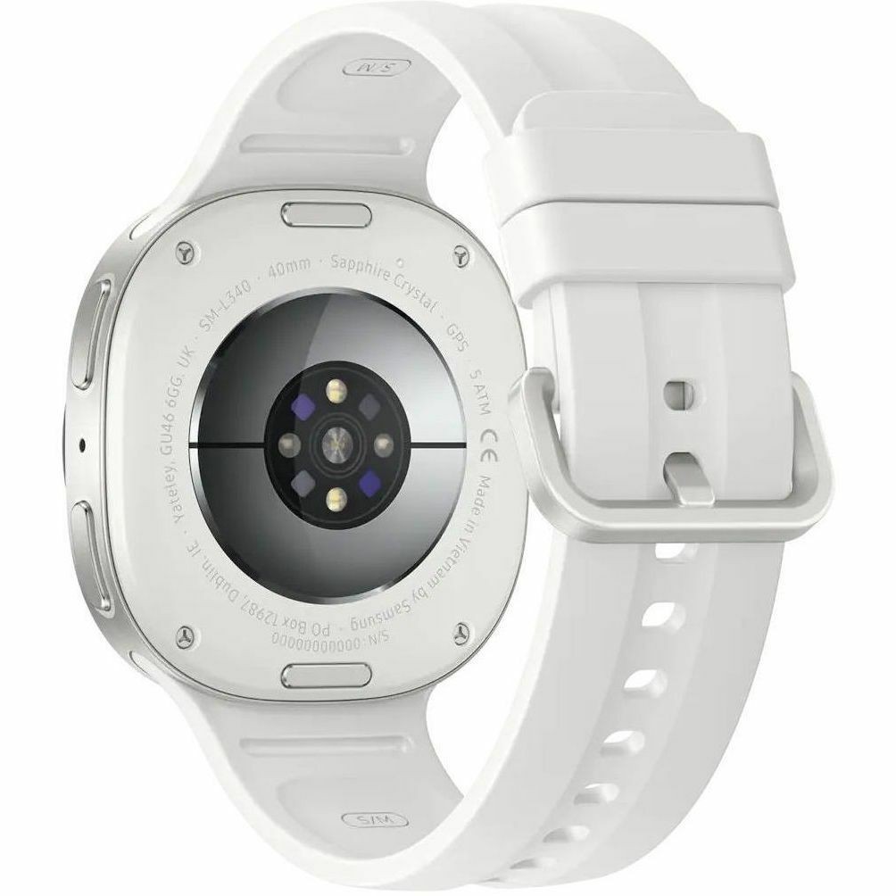 Samsung Galaxy Watch9 SM-L340 Smart Watch - 42.70 mm Case Height - 40.40 mm Case Width - Cream Body Color - Cream Band Color - Armor Aluminum Case Material - Wireless LAN