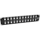 Eaton Tripp Lite Series 24-Port 2U Rack-Mount Unshielded Blank Keystone/Multimedia Patch Panel, RJ45 Ethernet, USB, HDMI, Cat5e/6