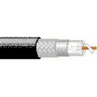 RG-8 Coax Cable, 50 Ohm Wireless Transmission Coax, 10 AWG Solid BC, Foil 90% TC Braid, FEP Jacket, CMP, 1000' (304.8m) Reel, Black
