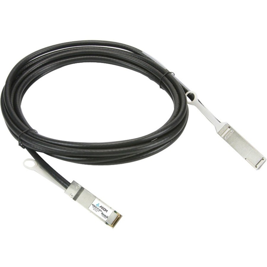 Axiom 40GBASE-CR4 QSFP+ Passive DAC Cable Force 10 Compatible 5m