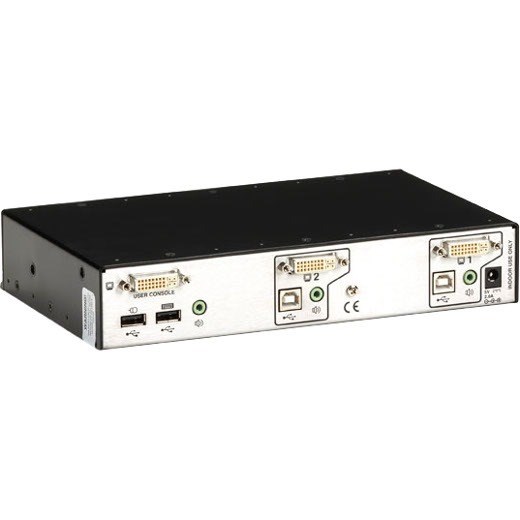 Black Box ServSwitch Secure KVM Switch with USB, EAL4+ Certified, DVI, 2-Port