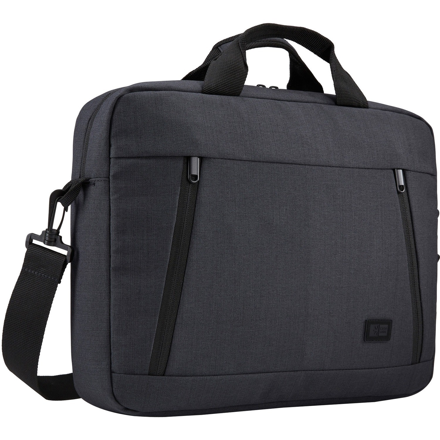 Case Logic Huxton Draagtas/-koffer (Attach&eacute;) voor 25,4 cm (10") naar 35,6 cm (14") Notebook - Zwart