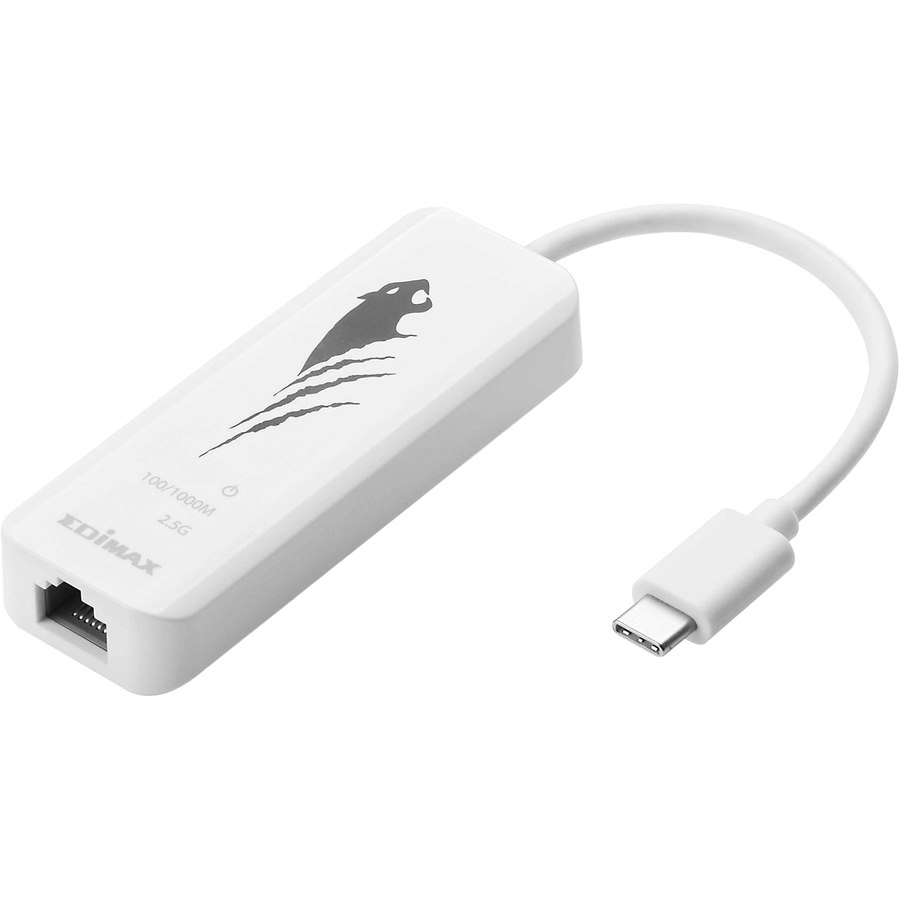 Edimax EU-4307 2.5Gigabit Ethernet Adapter for Computer, Notebook - 10Base-T, 100Base-TX, 1000Base-T, 2.5GBase-T - Portable
