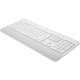Logitech Signature K650 Keyboard - Wireless Connectivity - USB Interface - English - Off White, White