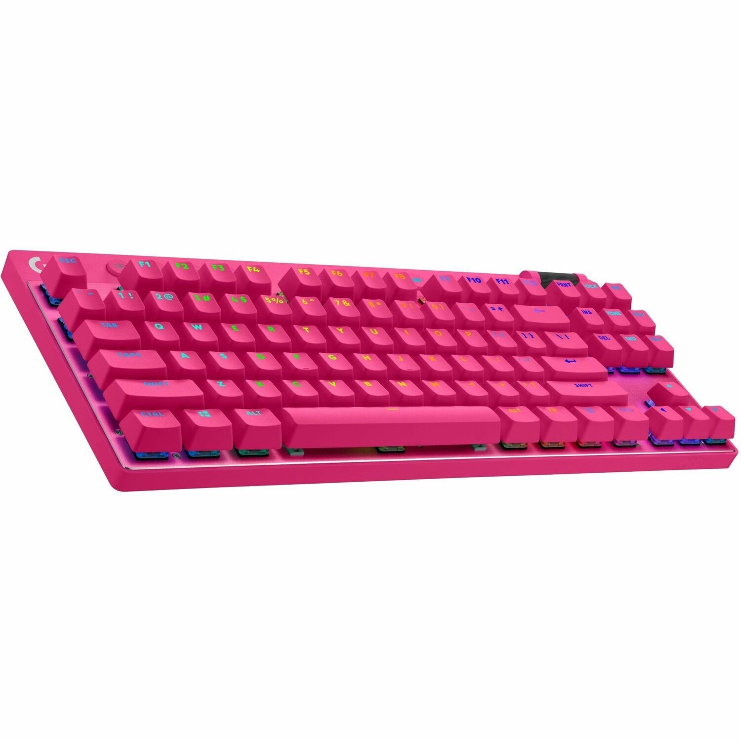 Logitech G PRO X TKL Gaming-toetsenbord - Draadloos Verbinding - USB 2.0 Interface - RGB LED - Engels (US) - QWERTY indeling - Roos