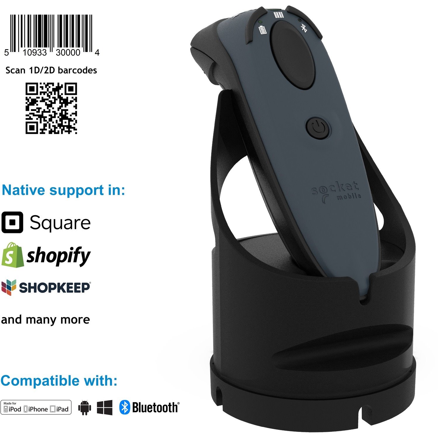 Socket Mobile DuraScan D760 Handheld Barcode Scanner