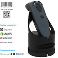 Socket Mobile DuraScan® D740, Universal Barcode Scanner, Gray & Charging Dock