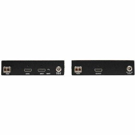Eaton Tripp Lite Series HDMI over Fiber Extender Kit, Transmitter/Receiver, 4K 60 Hz, 4:4:4, RS-232, IR, Multimode LC, 985 ft. (300 m), TAA