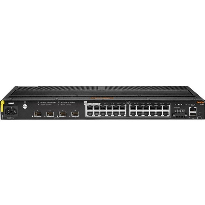 HPE CX 4100i 24 Ports Manageable Ethernet Switch - Gigabit Ethernet, 10 Gigabit Ethernet - 10/100/1000Base-T, 10GBase-X