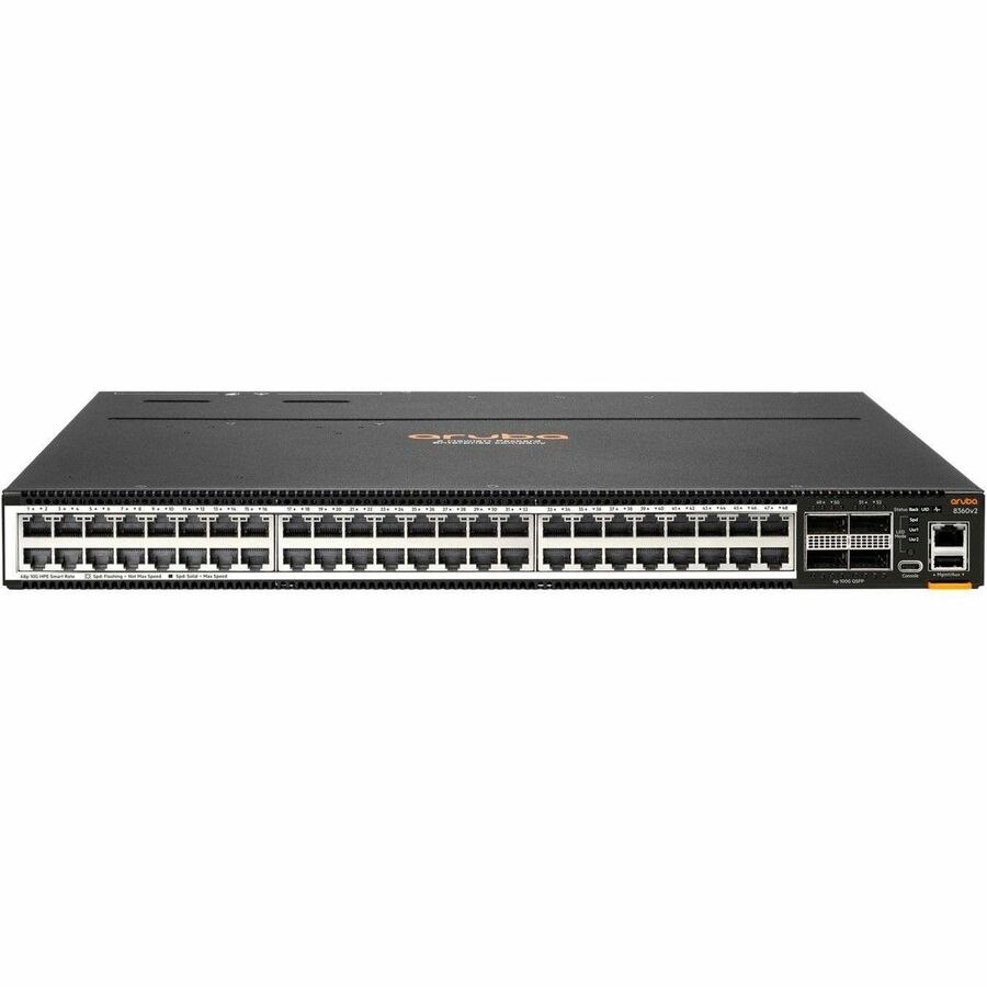 HPE CX 8360 8360v2- 48XT4C 48.0 Ports Manageable Ethernet Switch - 10 Gigabit Ethernet, 100 Gigabit Ethernet - 10GBase-T, 100GBase-X