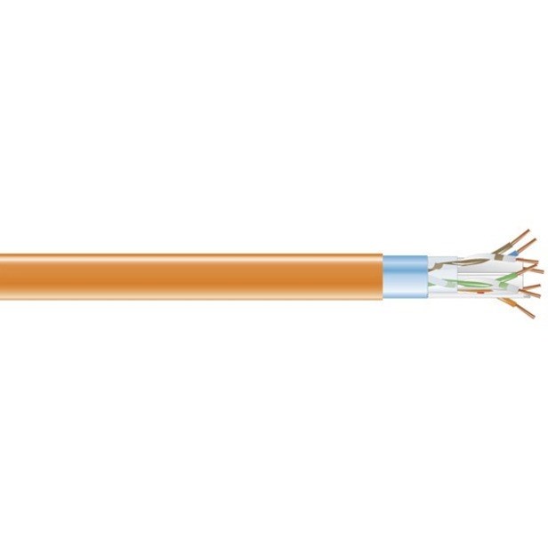 Black Box CAT6 400-MHz Solid Bulk Cable F/UTP CMP Plenum OR 1000FT Spool