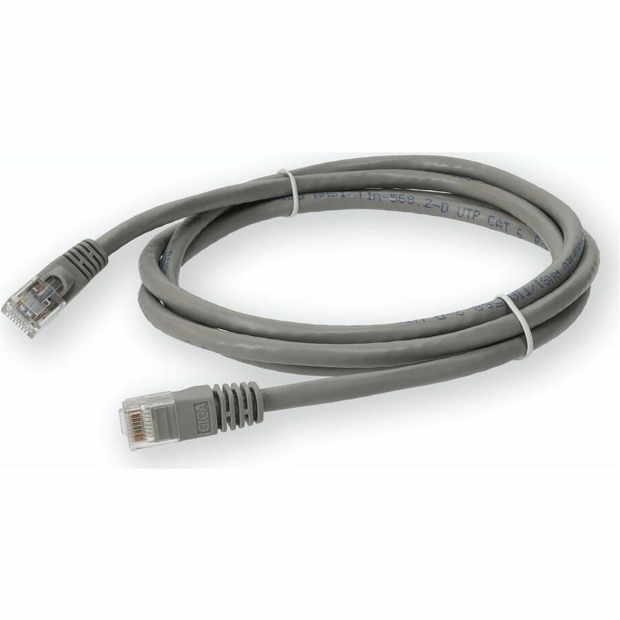 Addon Networks 3M RJ-45 (Male) To RJ-45 (Male) Straight Booted Snagless Gray Ca